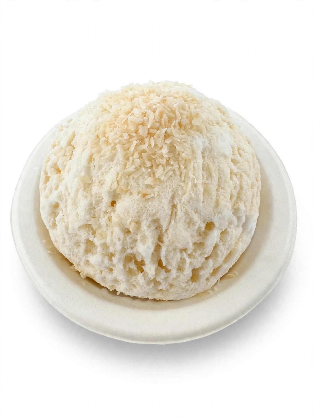 Coconut shave ice with snow cap